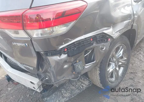 2019 Toyota Highlander Hybrid Limited Platinum z USA, uszkodzony, nr VIN 5TDDGRFH9KS056694